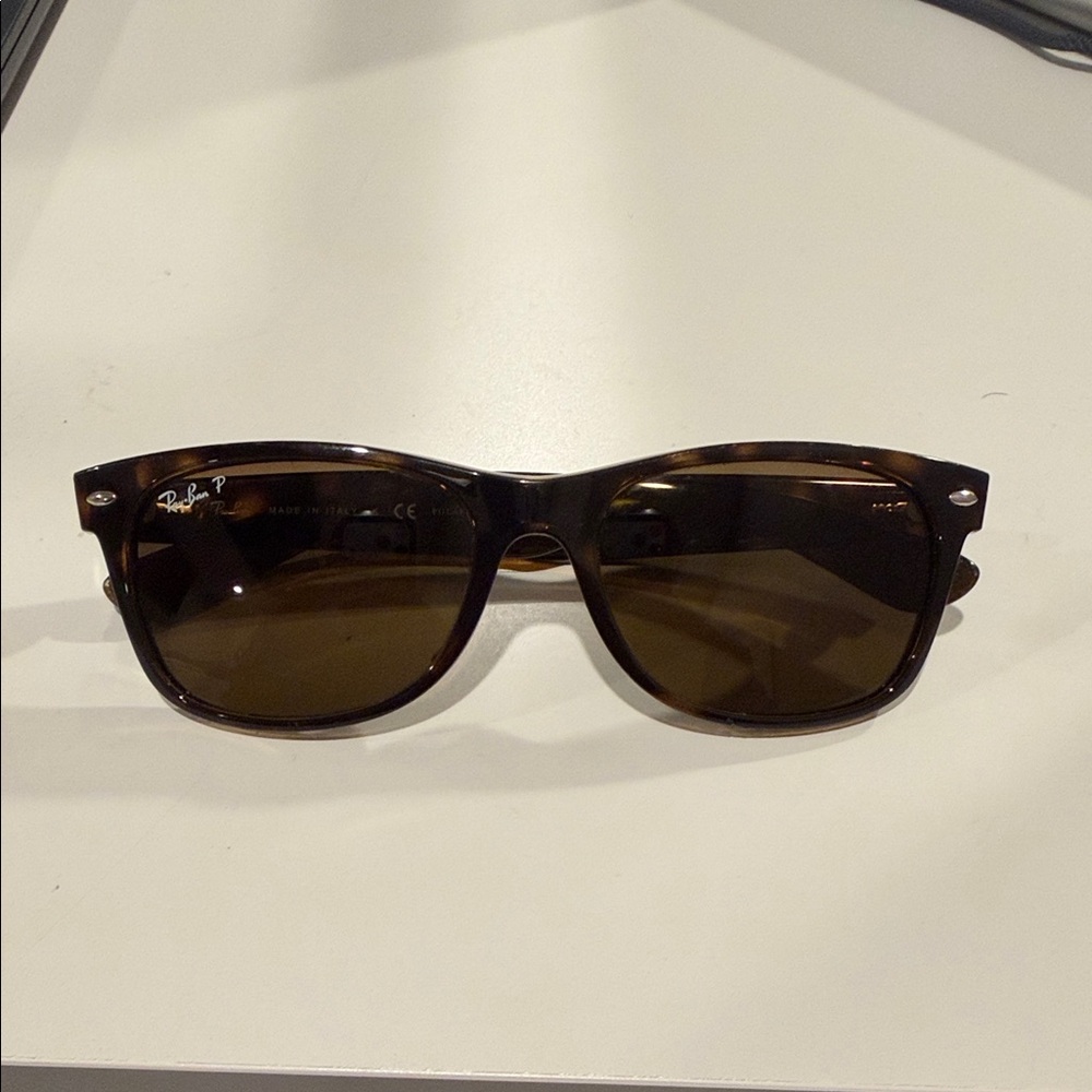 Polished Tortoise New Wayfarer Ray Bans Sunglasses